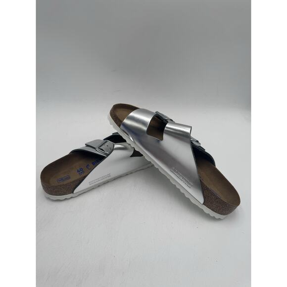 Birkenstock ARIZONA BS Women's NEW Sandal Silver EU Size 40 Regular - Picture 8 of 11